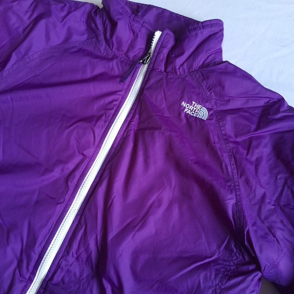 North Face Girls Purple Lightweight Insulated Jacket, XL/ 18 - Picture 3 of 14